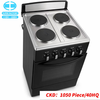 Cuisinière électrique verticale D CKD 4 avec four, plaque de cuisson électrique autoportante, cuisinière électrique domestique sur pied