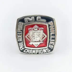 1983 Philadelphia Phillie s National League Championship Ring serie sportiva personalizzabile con diversi stili di anelli