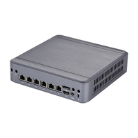 Mini PC Barebone 6x I226-V 2.5G LAN LGA1700 Compatible con CPU I3 I5 de 12ª y 13ª Generación, 2x DDR4, PCIe 4.0, SSD, Firewall, Router, Refrigeración Activa