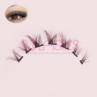 Kit d'extensions de cils en volume DIY pré-mappées, cils en grappe pour un mappage sans effort