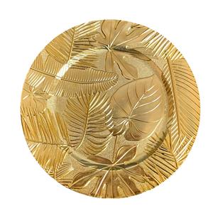 Grosir <span class=keywords><strong>13</strong></span> inci elegan emas perak Charger piring mewah perlengkapan makan Set melamin untuk pesta pernikahan plastik dekoratif - Product Image 4