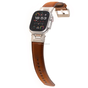 Cinturino in Pelle Premium per <span class=keywords><strong>Apple</strong></span> <span class=keywords><strong>Watch</strong></span> Serie 11 10 9 8 7 <span class=keywords><strong>6</strong></span> 5 4 3 2 1, SE 3 2 1, Ultra 3 2 1 - Product Image 1