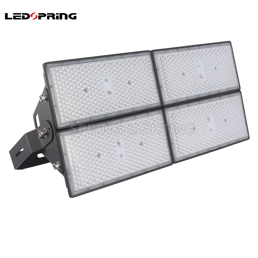 1200W High Brightness LED Sport Lighting、15 Degree Narrow Angle LED Flood Light High Mast Light Fixture