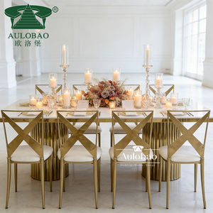 Mesa de Boda con Patas de Acero Inoxidable y Tablero de MDF, Soporte de Ingeniería, Compatibilidad Superior Versátil - Product Image 6