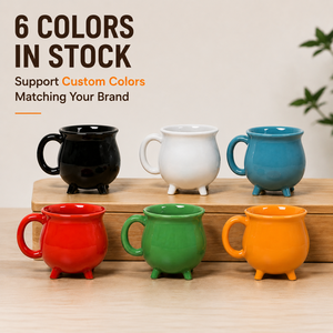 <span class=keywords><strong>Tasse</strong></span> <span class=keywords><strong>Chaudron</strong></span> de Sorcière pour Halloween, <span class=keywords><strong>Tasse</strong></span> à Boire Nouveauté Sorcellerie pour Décoration d'Halloween, Friandises ou Cadeaux de Fêtes - Product Image 2