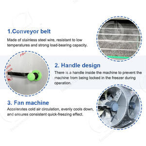 ตู้แช่แข็งแบบท่อเร็วเครื่องทำน้ำแข็งแบบไหลเร็วสำหรับมหาสมุทร - Product Image 4