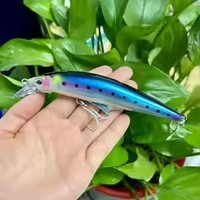 Leurre de pêche coulant robuste et grand format 120mm, Jig rigide à longue portée, Crankbait pour Carpe et Bar rayé, Matériel de pêche