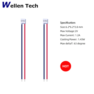 TES 017012 6.2*6.2mm Micro Raffreddatore Termoelettrico Peltier, Raffreddatore Termoelettrico a Semiconduttore, Micro Peltier per Raffreddamento Wafer di Silicio - Product Image 4