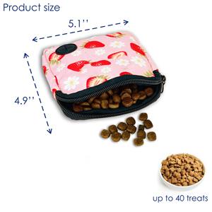 Free sample Amaz Hot Selling Pet <b>Treat</b> <b>Pouch</b> Bag Portable Pet Snack Outdoor <b>Dog</b> Walking Bag Silicone Pet Feeding <b>Training</b> Bag - Product Image 6