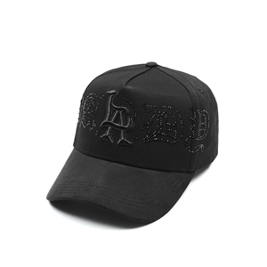 Casquette Snapback Noire Sadboyz <span class=keywords><strong>Cholo</strong></span> Hats de Haute Qualité, Designer, 100% Coton, à Large Bord Courbé, 5 Panneaux, en Popeline Éponge - Product Image 2