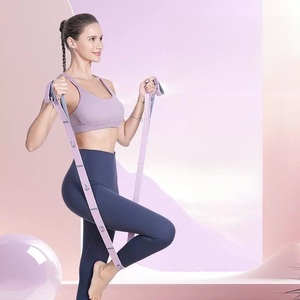 Của Phụ Nữ Dài Polyester/Rayon Yoga Pilates Kháng Ban Nhạc Với 9 Vòng Đa-Màu 90-145Cm S/M/L Độ Đàn Hồi Cao Căng Thẳng Dây Đeo - Product Image 2