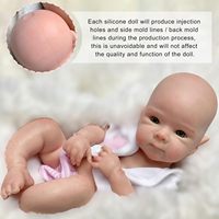 Poupée bébé en silicone de 13 pouces, corps entier, réaliste, poupées reborn, poupées nouveau-nés réalistes ressemblant à de vrais bébés