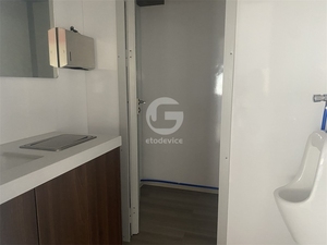 Remolque de Baño Móvil Hecho en China con Escalones, Remolque de Baño Móvil para Bodas al Aire Libre - Product Image 5