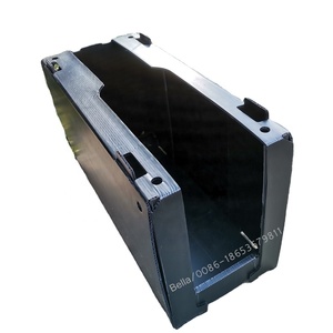 Boîtes <span class=keywords><strong>de</strong></span> rangement pliables en polypropylène ondulé pour entrepôt, avec service <span class=keywords><strong>de</strong></span> découpe, résistantes au <span class=keywords><strong>feu</strong></span> et aux UV, tailles personnalisées - Product Image 4