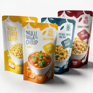 حقيبة مستقيمة مخصصة قابلة لإعادة الغلق للقهوة والحليب ومضغ العلكة تغليف ملون بطباعة رقمية على رقائق الألومنيوم - Product Image 4