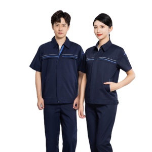 Project Worker Uniform Clothes Men Mechanic Coverall Overalls Workwear Jacket Pants Trousers Construction Safety Workwear - Product Image 1