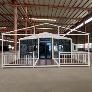 Maison conteneur préfabriquée de luxe modulaire et respirante en structure acier, 20 et 40 pieds, détachable, pour bureau, appartement, café/<span class=keywords><strong>boutique</strong></span> - Product Image 4