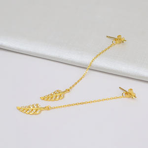 Boucles d'oreilles simples en argent S925 Wenchi Han avec perles, accessoires de bijoux DIY, plateau vide 1247, crochets d'oreille raffinés, bijoux personnalisés faits main - Product Image 5