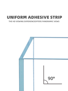 Accessoires d'<span class=keywords><strong>aquarium</strong></span>, verre ultra-clair écologique, prix d'usine personnalisé, <span class=keywords><strong>aquarium</strong></span> carré en carton, <span class=keywords><strong>aquarium</strong></span> 5 en 1 - Product Image 3