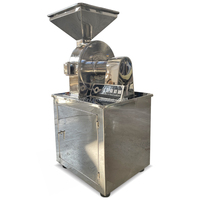 Broyeur à marteaux haute vitesse en acier inoxydable pour grains de café et de soja, moteur 7,5 kW