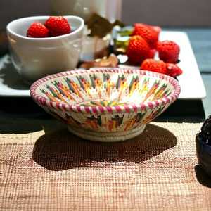 Offre Spéciale indien fabriqué à la main écologique tissé à la main en osier naturel Sabai herbe paniers ensemble de 1 pour la maison - Product Image 1