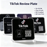 Carte de revue NFC, code QR NFC Google, menu de table NFC