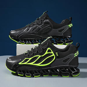 2025 nouveau Style mode sportif lame chaussures hommes maille chaussures léger respirant mouche armure coussin d'air - Product Image 5