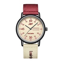 Montre Homme LOUIE JUELEN Vintage Américain Sport 40mm en Alliage à Quartz avec Bracelet en Nylon pour Étudiants et Jeunes – Vente Transfrontalière