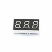 Layar LED 7 Segmen 3 Digit 0,4 Inci Berkinerja Tinggi Houkem-4031-BB Layar LED Angka Digunakan untuk Voltmeter Tabung Digital