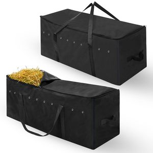 Free sample BSCI Factory Wholesale Large Easy Carrying Tote <b>Hay</b> Bale Storage <b>Bag</b> Durable Feed <b>Bag</b> Horse Stable <b>Hay</b> <b>Bag</b> - Product Image 1