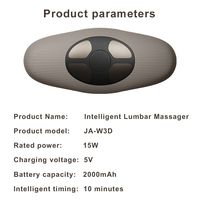 Multifunktionaler Fernbedienbarer Taillen- und Rückenmassagegürtel mit Streckfunktion, Lendenwirbel-Lufttraktion, Rotlicht-Heizung, Vibration und EMS-Massagegerät