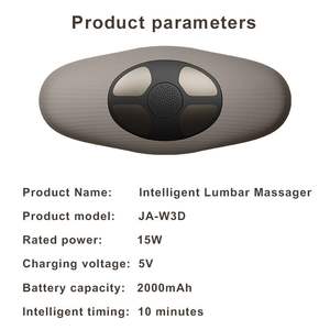 Multifunzione telecomando girovita massaggiatore posteriore barella lombare aria di trazione con luce rossa riscaldamento vibrazione em massaggiatore - Product Image 6