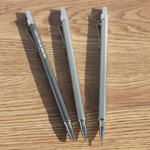механический карандаш 0,5 2b Suppliers-Специальное предложение, комплект металлический механический карандаш графитный карандаш автоматическая ручка 0,5 0,7 мм Высокое качество карандаш