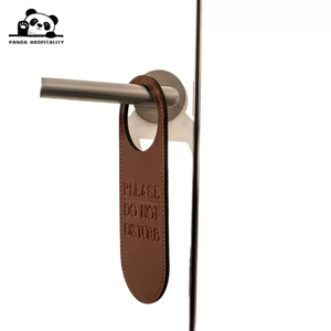 Veuillez ne pas déranger - Panneau de <span class=keywords><strong>porte</strong></span> de <span class=keywords><strong>chambre</strong></span> d'hôtel personnalisé avec logo - Panneau double face en cuir avec numéro de <span class=keywords><strong>porte</strong></span> pour hôtel - Product Image 5