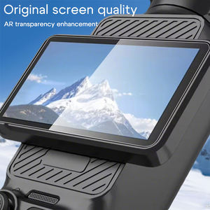 ฟิล์มกันรอยติดตั้งง่ายสำหรับ DJI Pocket 3 AR กระจกนิรภัยป้องกันเลนส์กล้อง พร้อมกรอบจัดตำแหน่งป้องกันฝุ่น - Product Image 5