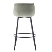 Chaise de bar de luxe haut de gamme pour la maison avec dossier, tendance