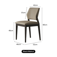 Chaise de salle à manger commerciale moderne italienne en bois pour restaurant, café, hôtel et café-restaurant (vente en gros)