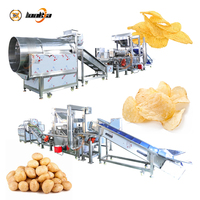 Ligne de production de frites de pommes de terre, friteuse continue, machine à fabriquer des chips, machine à éplucher les pommes de terre