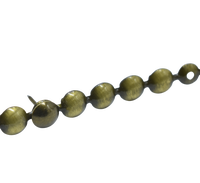 Bandes décoratives en métal de tête de clou en laiton antique en vrac de 9.5mm pour des accessoires de tapisserie d'ameublement