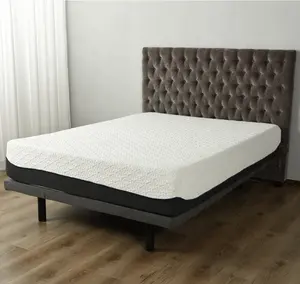 Mobiliário estofado melhor escolha produtos queen tamanho ajustável base de cama para gestão do estresse com portas de carregamento usb