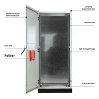 Boîtier de distribution électrique en acier laminé à froid SAIPWELL, panneaux de jonction, équipement de contrôle d'éclairage, 400V 300A IP55, serrure biométrique