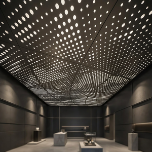 Panneaux de façade en aluminium modernes avec finition anodisée pour applications commerciales 70 pouces+, design écologique et étanche, garantie 5 ans - Product Image 4