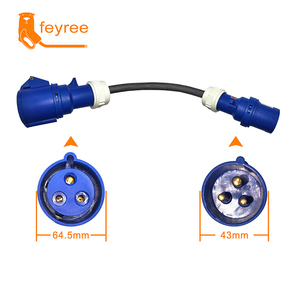 كابل شحن السيارات الكهربائية من فيري، محول من مقبس أحادي الطور 32 أمبير إلى قابس أوروبي أحادي الطور 16 أمبير، 3.5 كيلوواط - Product Image 6