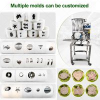 Machine automatique pour la fabrication de nuggets de poulet, de galettes de bœuf, de produits carnés, de pâtés jamaïcains et de hamburgers