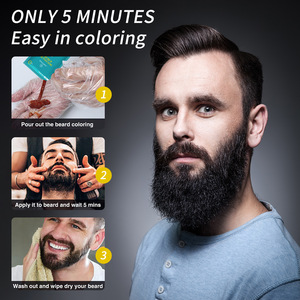 Tinta per Barba HALAL di Grado Premium, Colore Nero Naturale Permanente 30ml*3, Ingredienti Naturali Senza Ammoniaca, Crema Coprente per <span class=keywords><strong>Capelli</strong></span> - Product Image 4