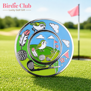 Marqueur de balle de golf magnétique créatif à double face de forme irrégulière pour les cadeaux de parcours de golf et de tournois - Product Image 1