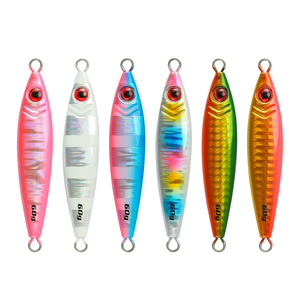 Jiggingpro – leurre de pêche en mer avec lame en métal <span class=keywords><strong>Shotel</strong></span>, leurre de pêche en eau salée, poisson en plomb, Slow metal casting, 60g 80g - Product Image 1