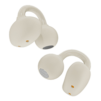 Earbud Bluetooth Open Ear Clip TWS V5.4 Nirkabel dengan Diafragma Komposit PU+Kertas 10mm, Suara Stereo Hi-Fi untuk Olahraga