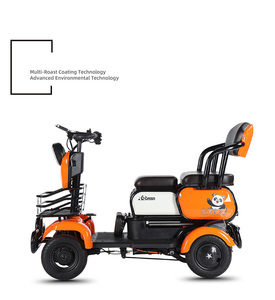 Trọng lượng nhẹ 800W động cơ điện xe đạp với Pin tích hợp khung thép có thể tháo rời phía sau trung tâm-người khuyết tật thân thiện - Product Image 2