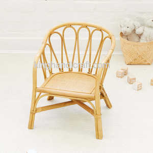 Handicraft Natural Rattan <b>Kids</b> <b>Chair</b> for Children Seating Handmade Woven Baby <b>Chair</b> Eco Friendly Furniture for Home - Product Image 6